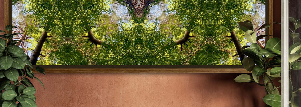 Ella Lugin blue Boho Art mystic Mandala nature patterns