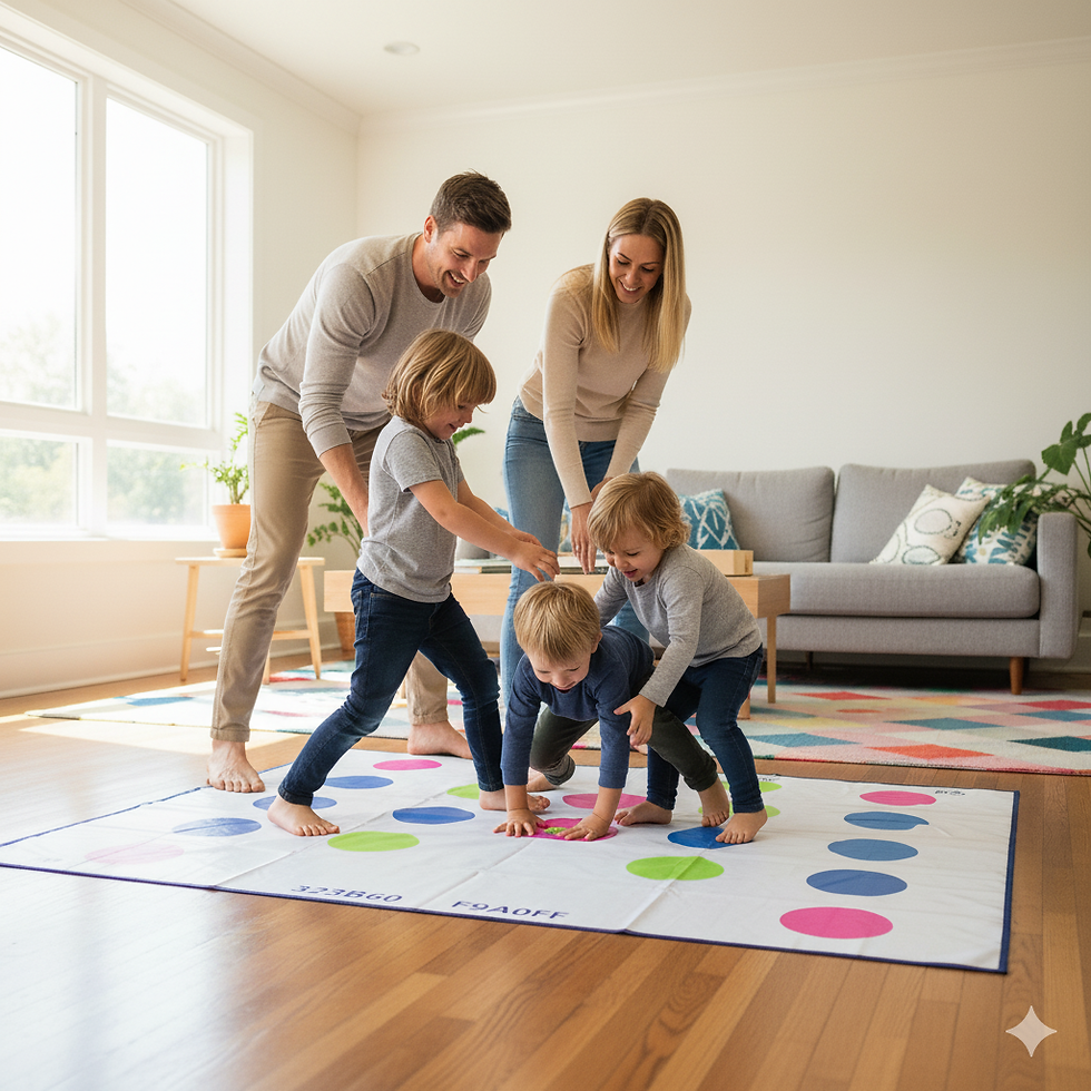 Family spending quality time together without screens