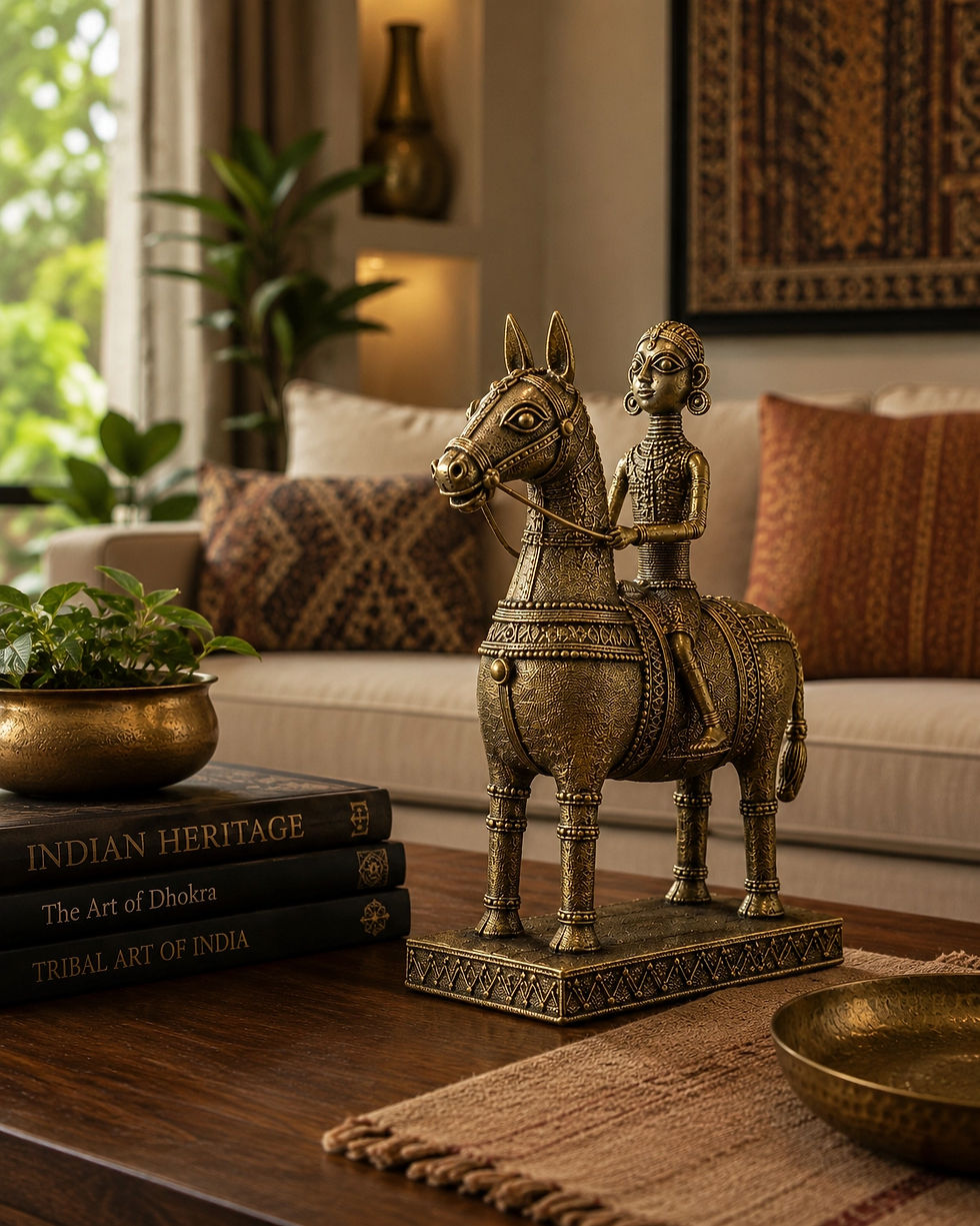 Adwitri Heritage Overseas export collection of Dokra