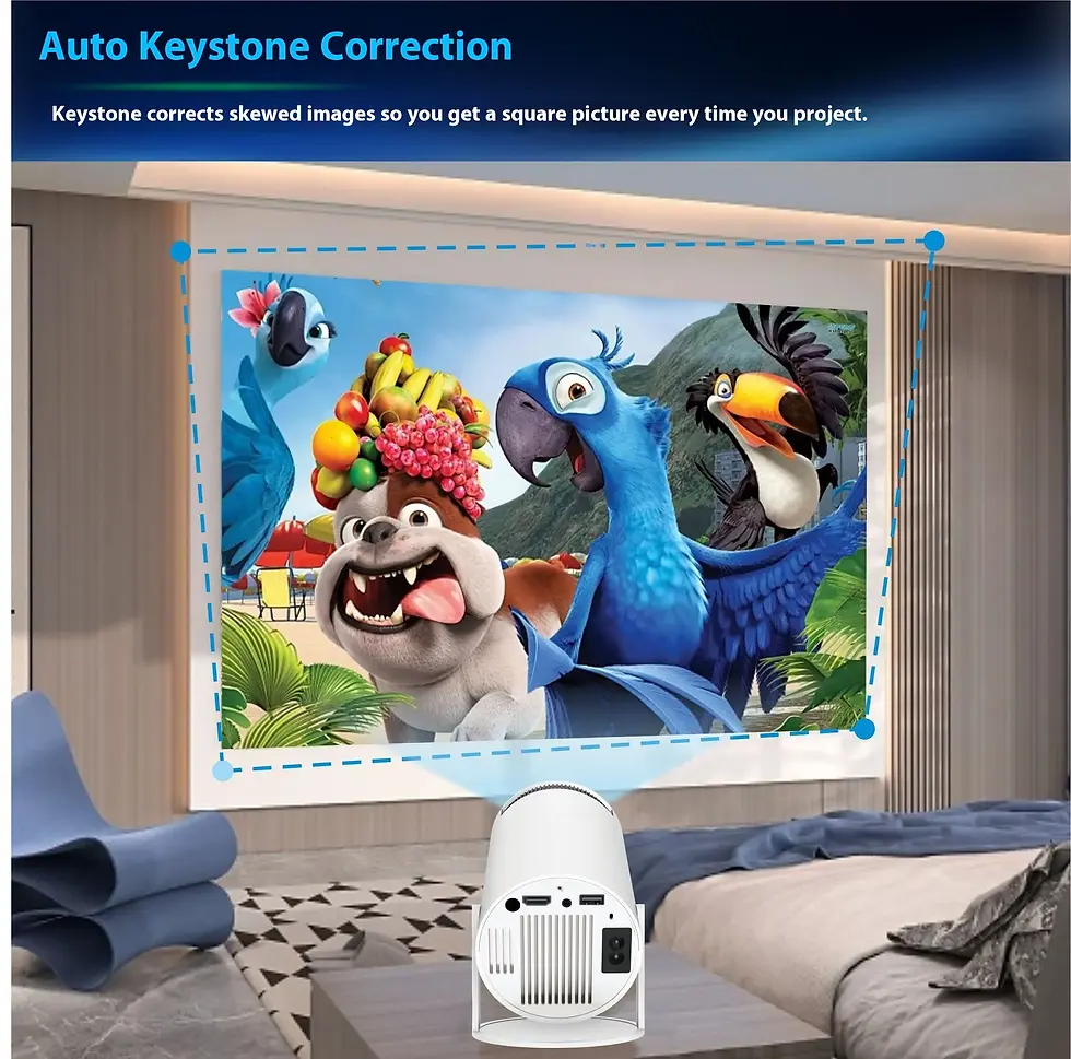 Miniatura: HY300 Pro Projector Home Theater Entertainment Portable Small Projector