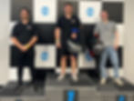 CMS Group Karting Podium Winners - Oliver Coop in 3rd, Lewis Carter in 2nd and Evan Powell in 1st!