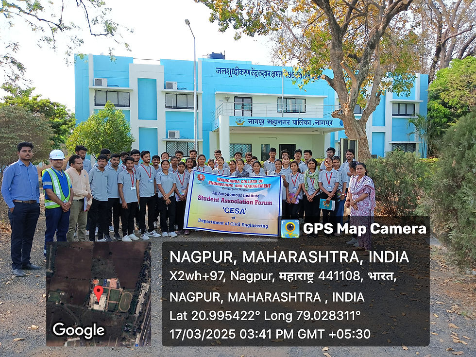Visit at WTP NMC Kanhan plant