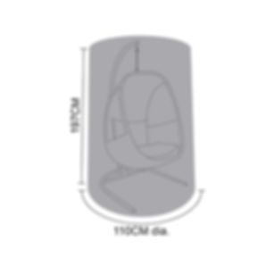 Cover for Single Hanging Egg Chair