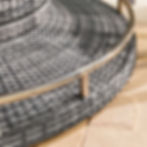 Thumbnail: Henley 6 seat bar table with Fire Pit Grey