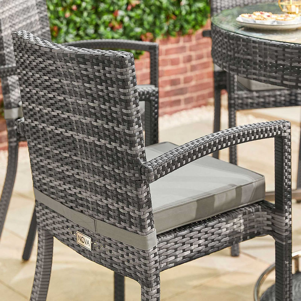 Thumbnail: Henley 6 seat bar table Grey