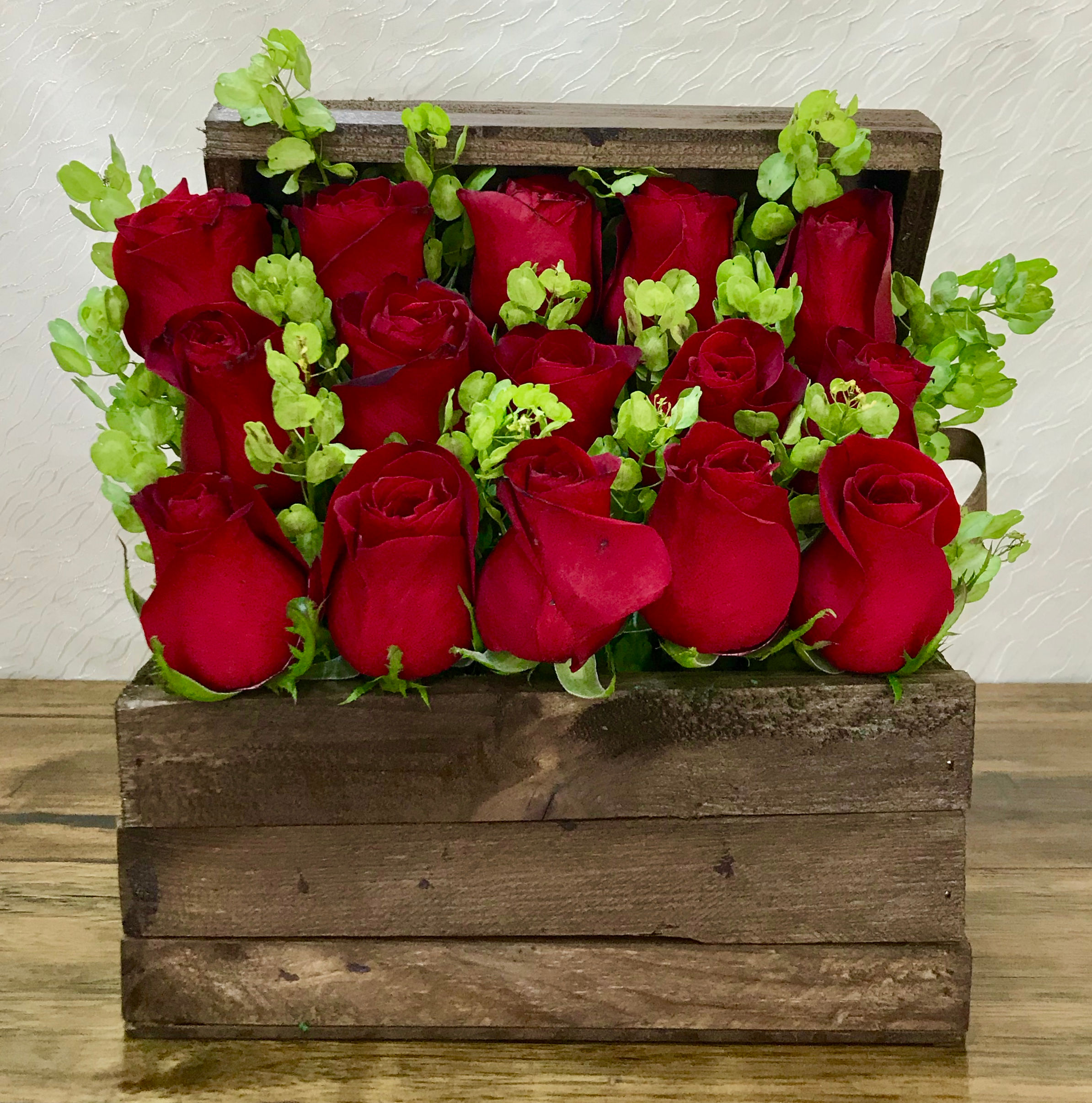 COFRE DE MADERA ROSAS