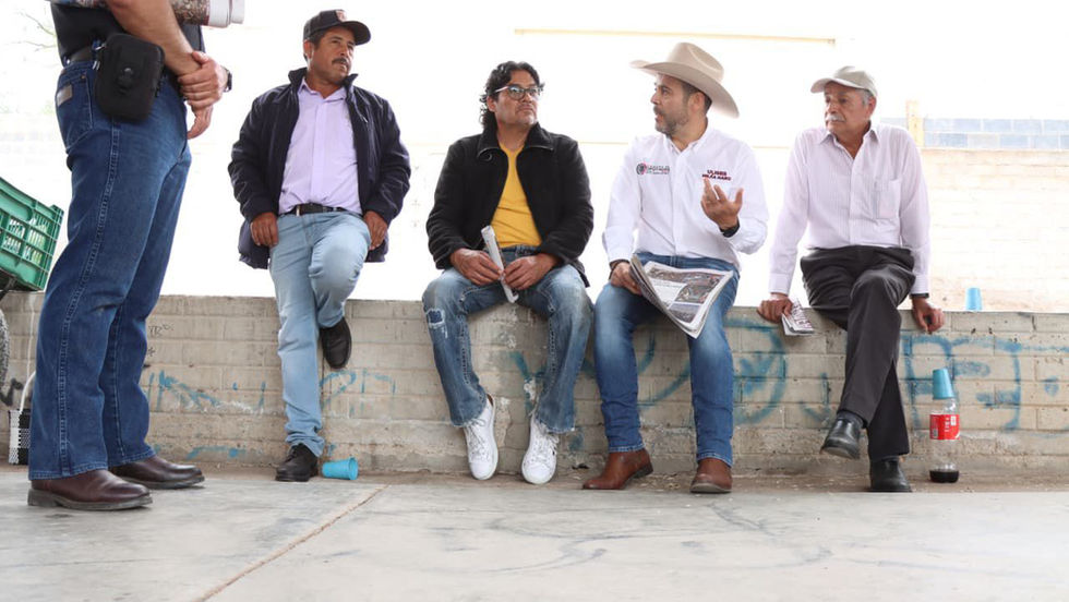 CALERA RECIBE A ULISES MEJÍA EN SUS RECORRIDOS LEGISLATIVOS