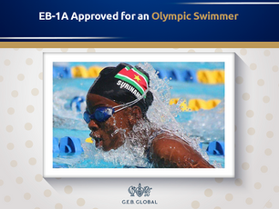 EB-1A Approved for an Olympic Swimmer