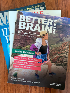 The benefits of travel and technology for brain health.