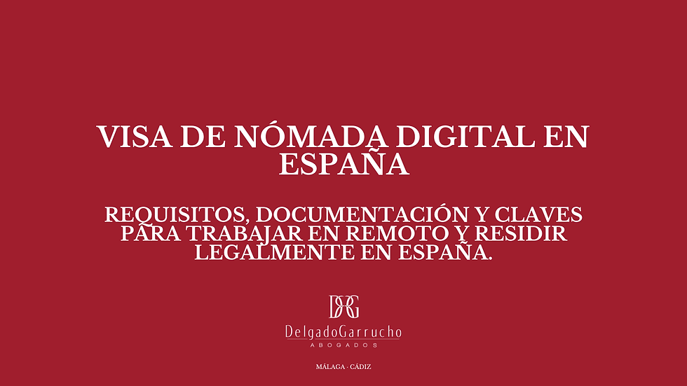 Visado de nómada digital en España: requisitos y cómo solicitarlo