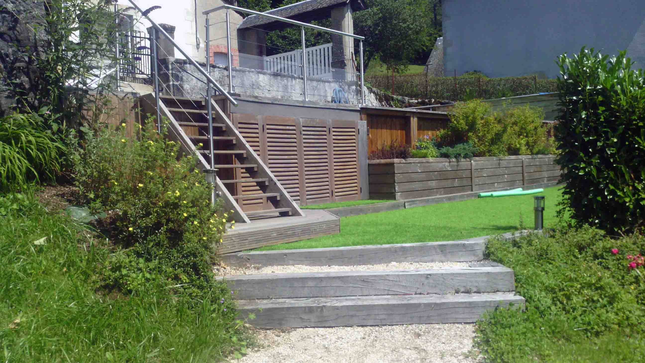 Escalier en bois