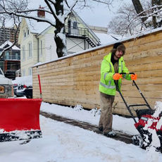 Snow removal services, including snow shoveling, snow plowing, driveway clearing, salting, snow blowing...etc.