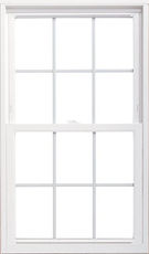 Grid Vinyl Double-Hung Windows