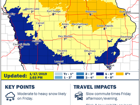 Midwest United States to be impacted first by major winter storm, followed by even colder temps