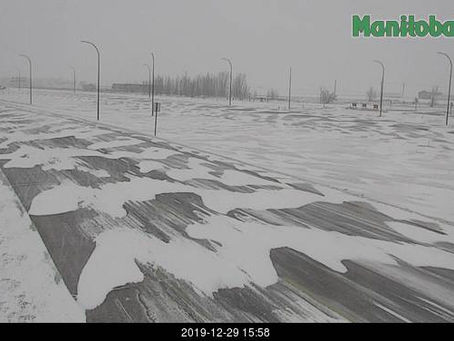 Road conditions across S Manitoba