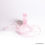 Miniature : Ruban voile bord satin rose clair 10mm ou 25mm
