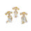 Miniature : Assortiment van 3 figuurtjes Lily zittend (met of zonder afwerking in stolpje)