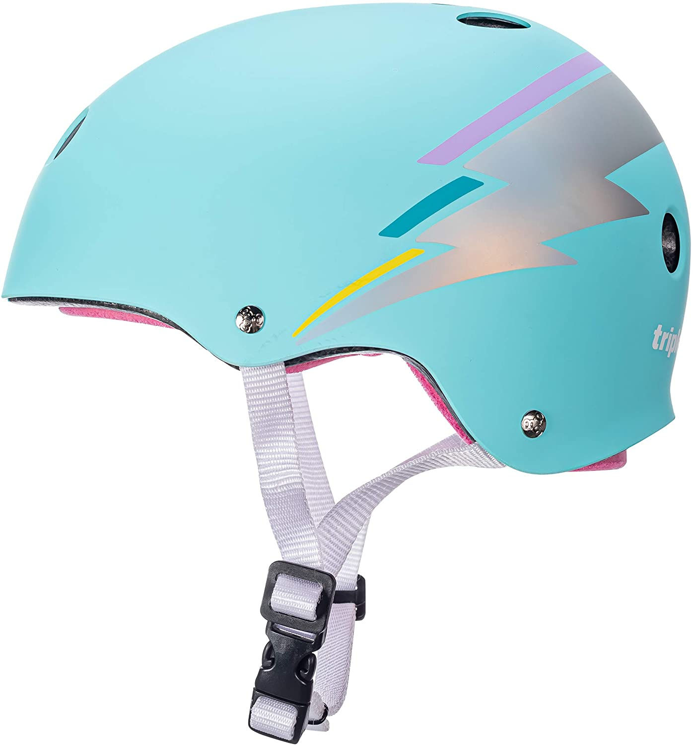 TEAL HOLOGRAM Triple 8 The Certified Sweatsaver Helmet