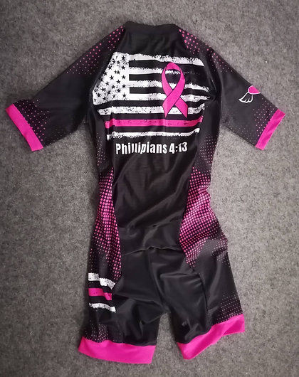 FLEECE WARM UP SUIT BREAST CANCER