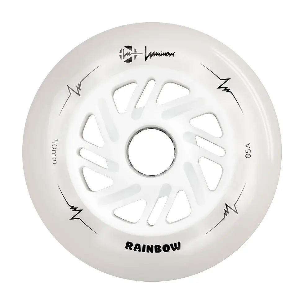 थंबनेल: Luminous Rainbow LED INLINE wheels-