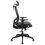 Thumbnail: Brassex Allegra Ergonomic High-Back Mesh Executive Chair Model Number: 2700-BLK