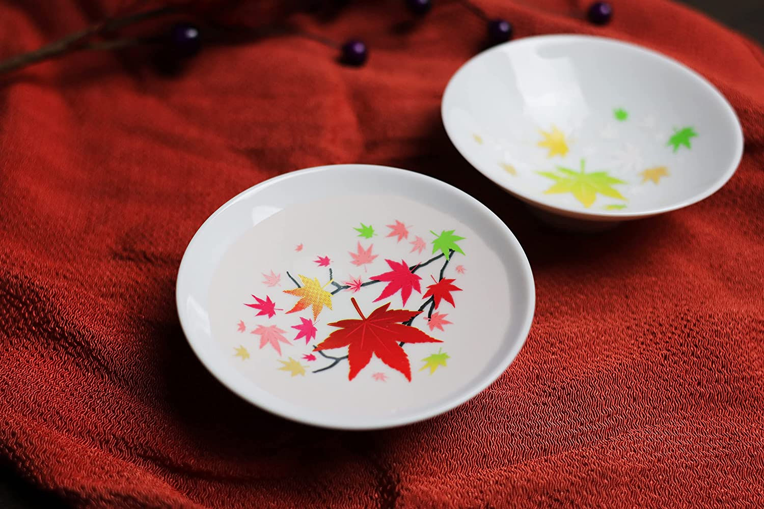 現貨!冷感紅葉變色清酒杯一套兩隻