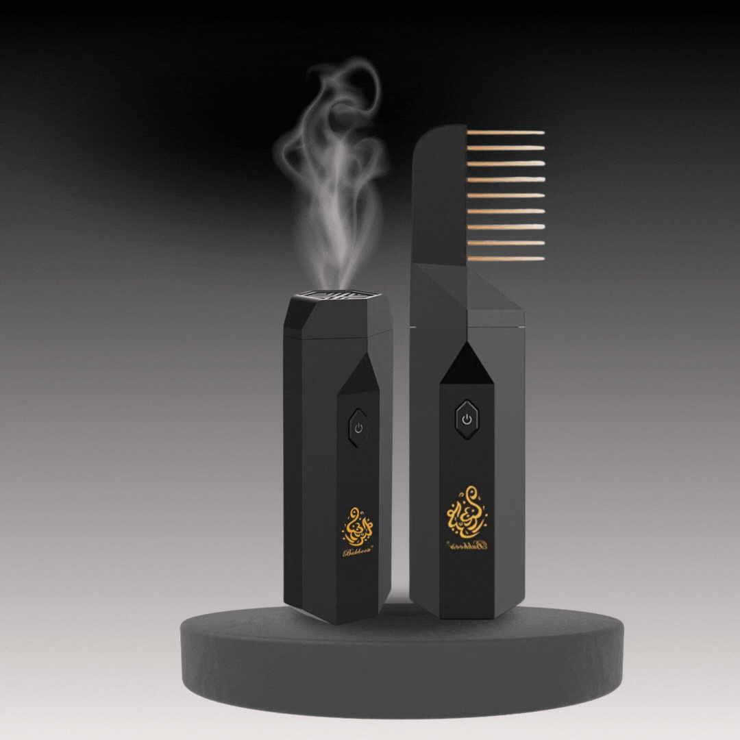Divine: Rechargeable Bakhoor Natural Fragrance Comb & Electric Incense Diffuser 