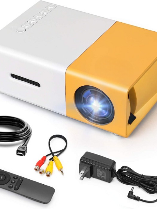 PixoBeam: Mini Portable HDMI Projector with Adjustable Display, 1080P Support & 