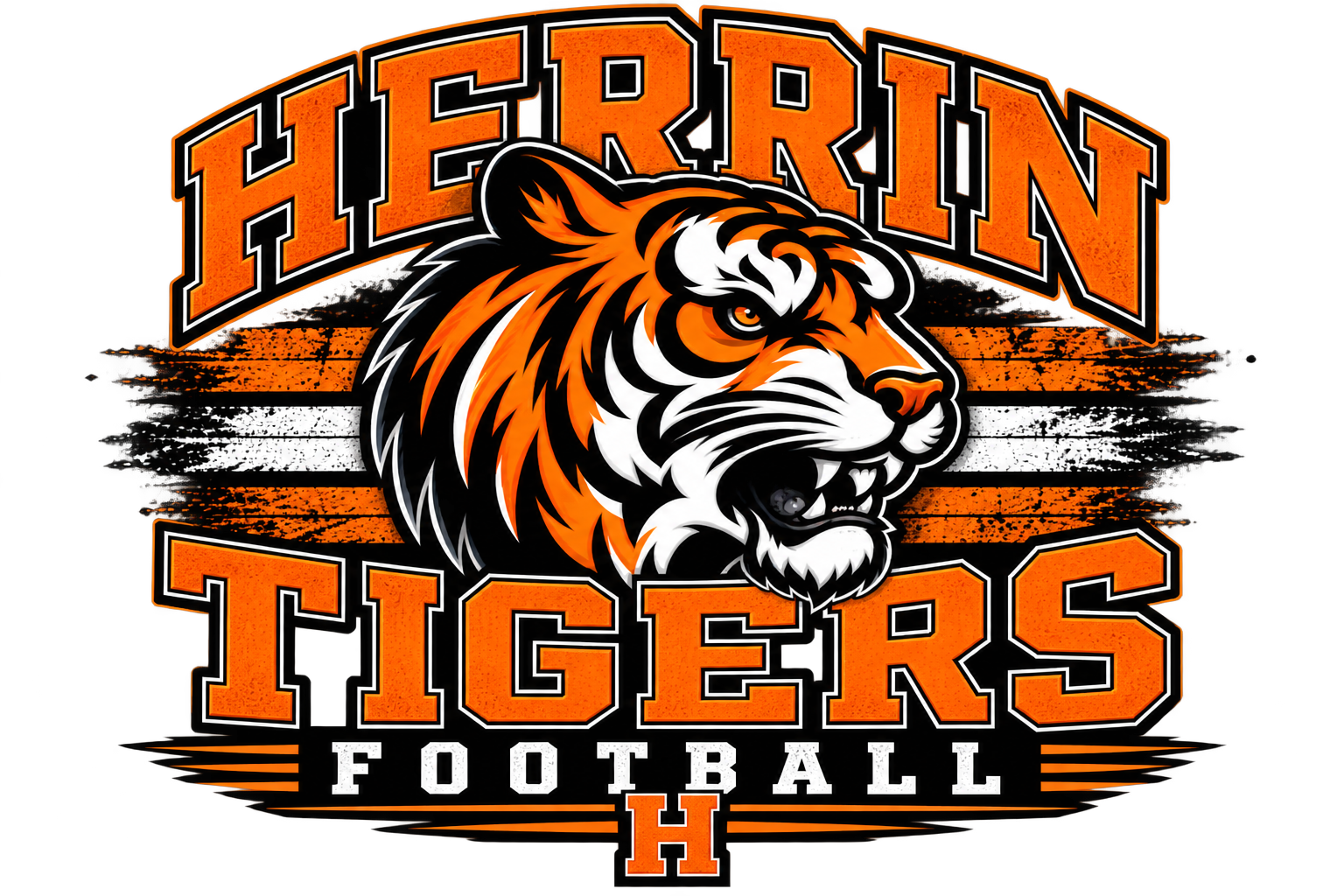 Distressed Tiger Football Shirt