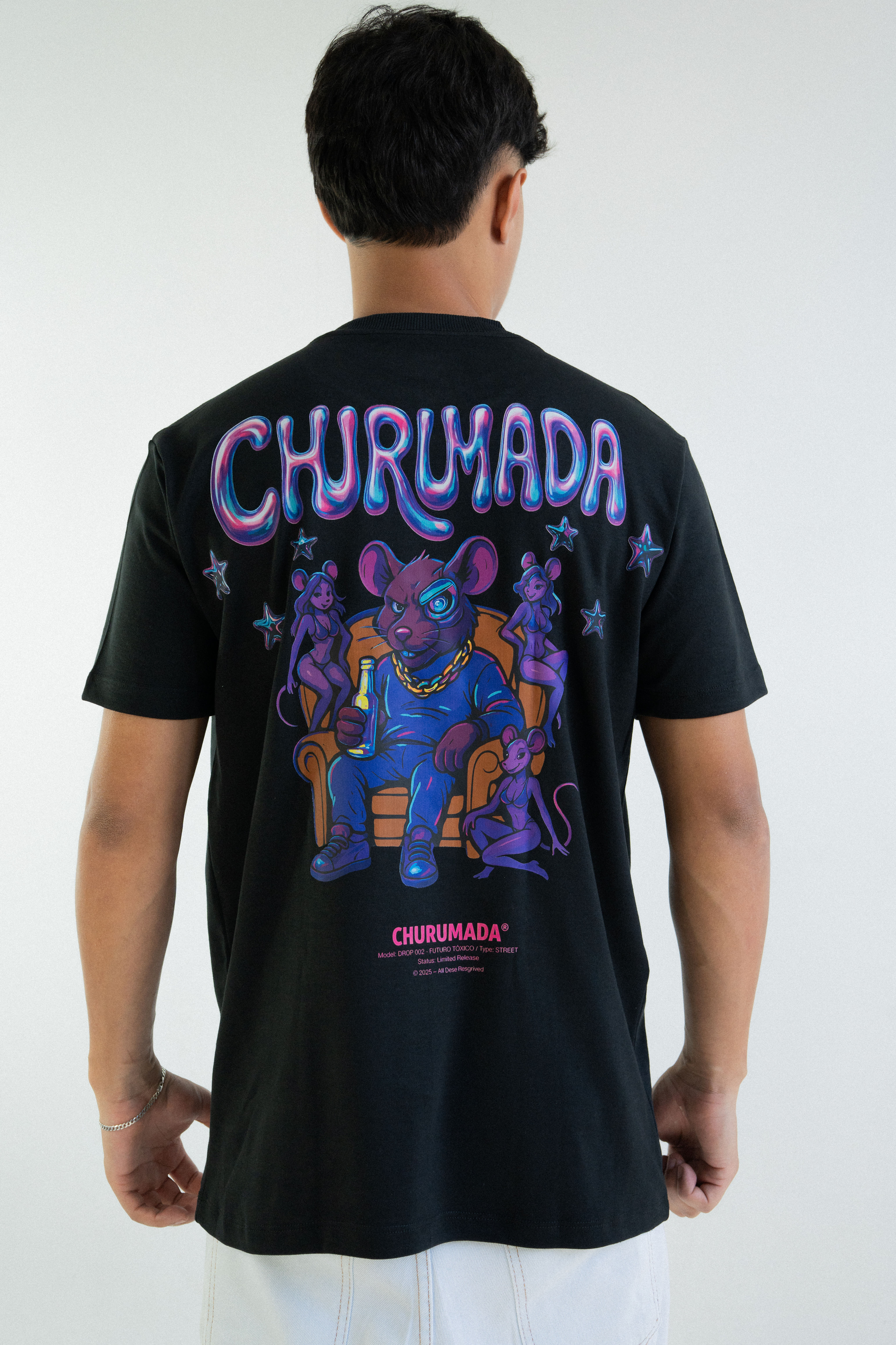 Undercheese mini - preta - oversized