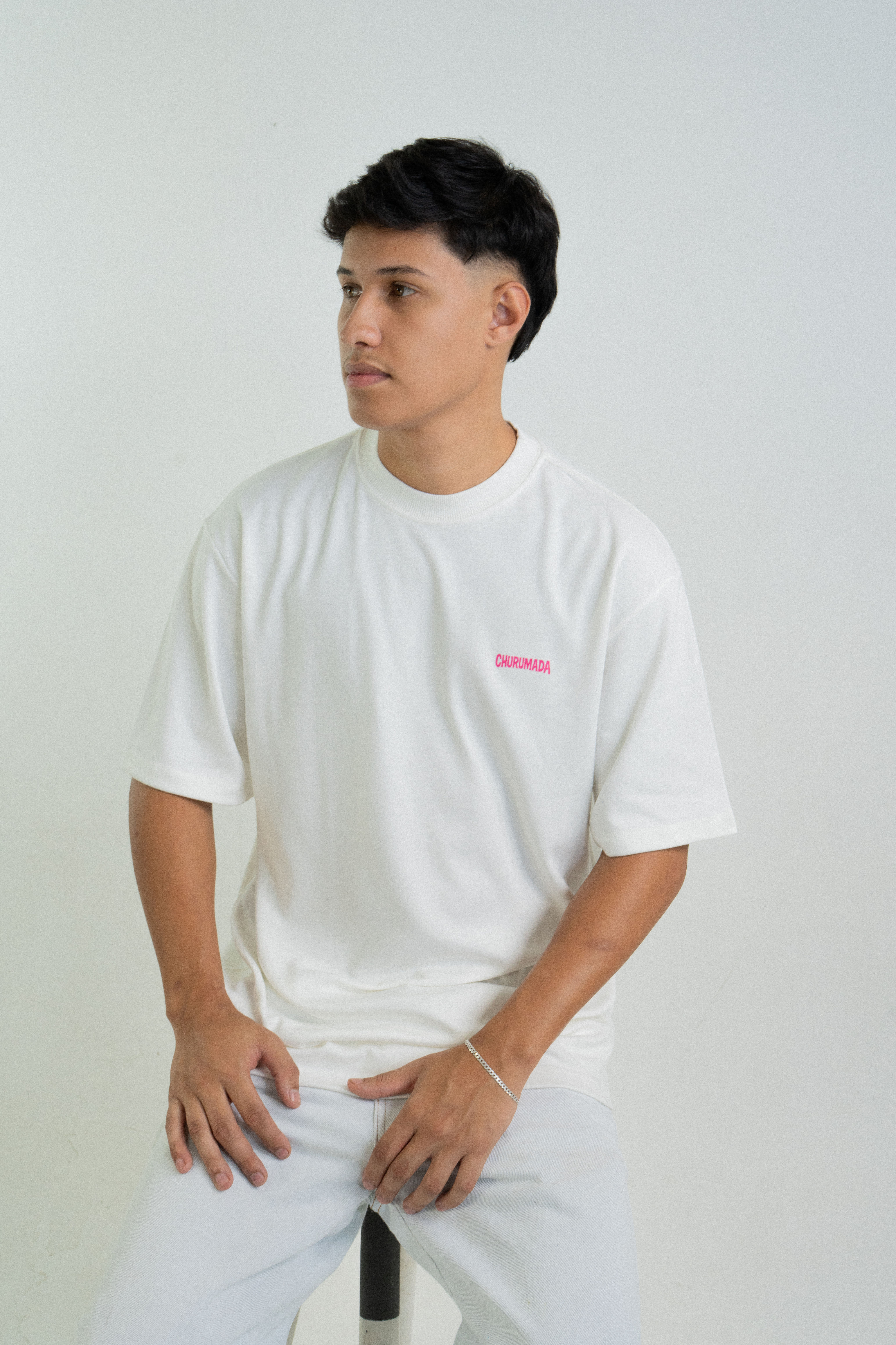 Churumadinha rosa - Off white - Oversized