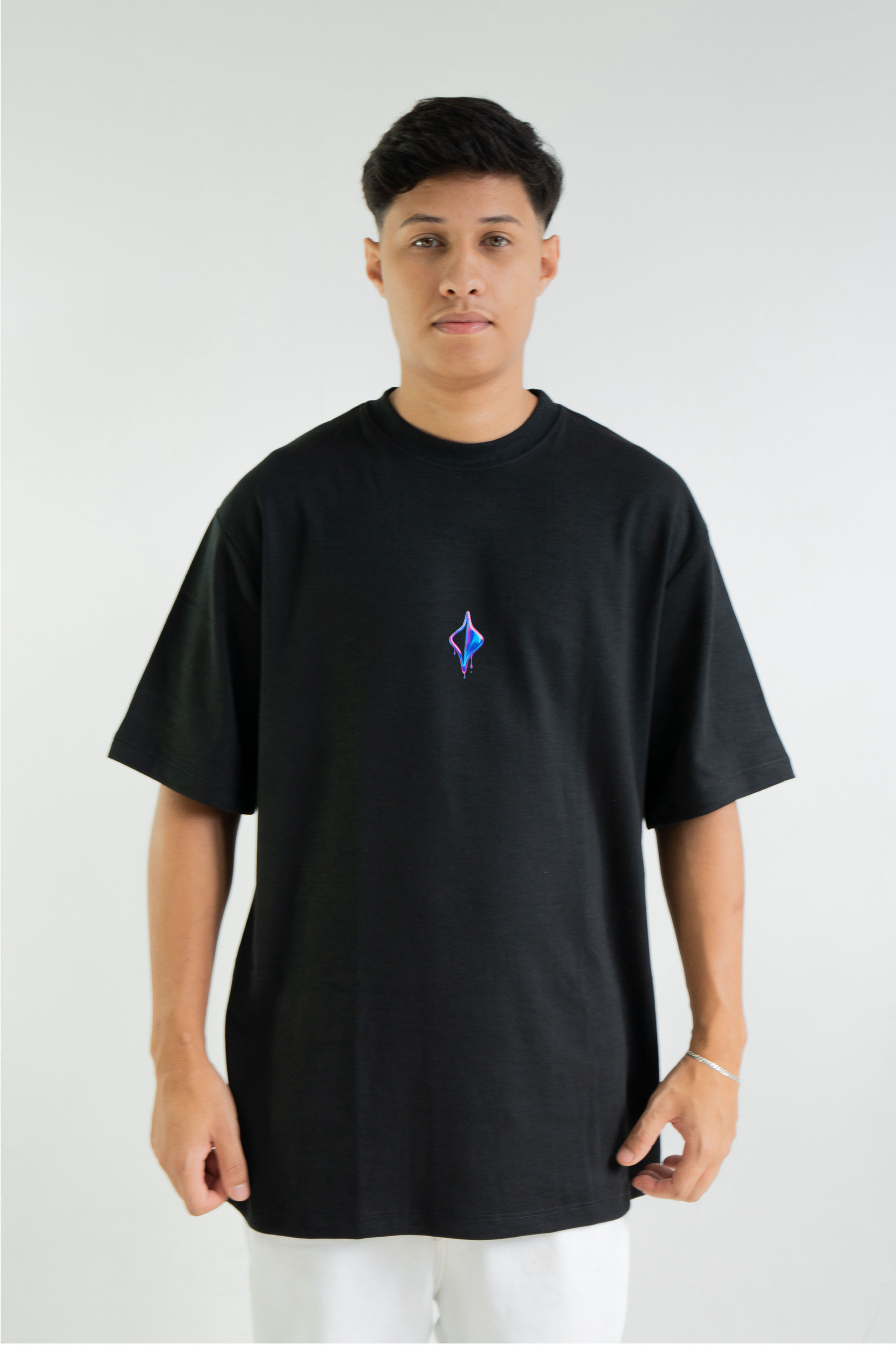 Strip.exe central - preta - oversized