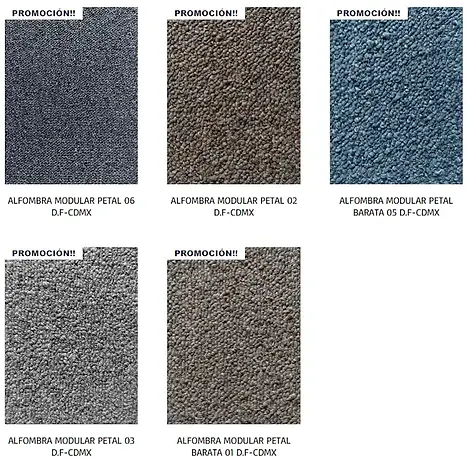 Alfombra modular PETAL