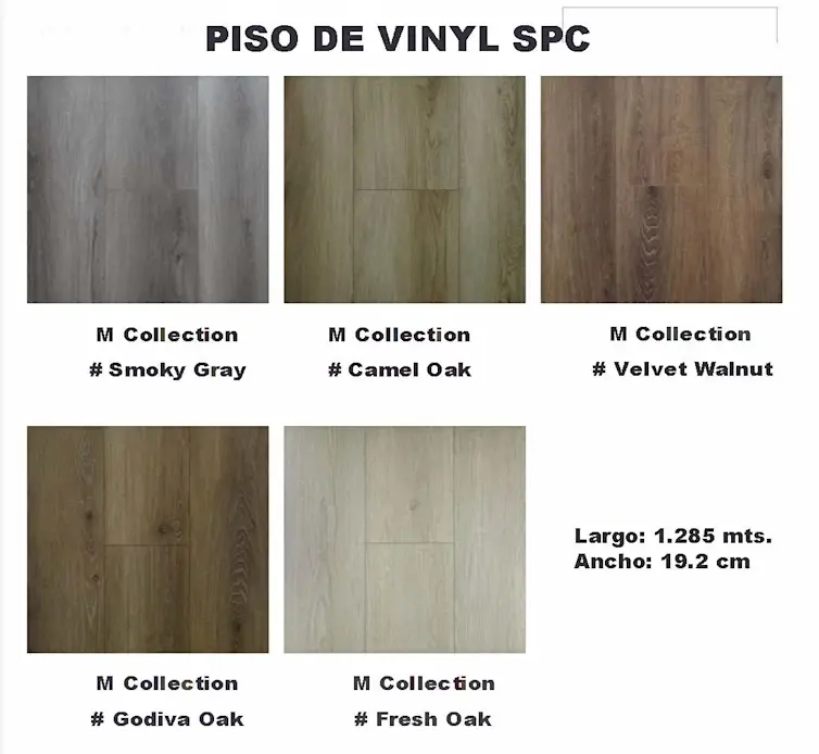 Factores a considerar al comprar pisos vinílicos SPC?