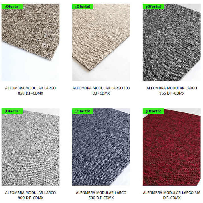 Alfombra modular modelo LARGO
