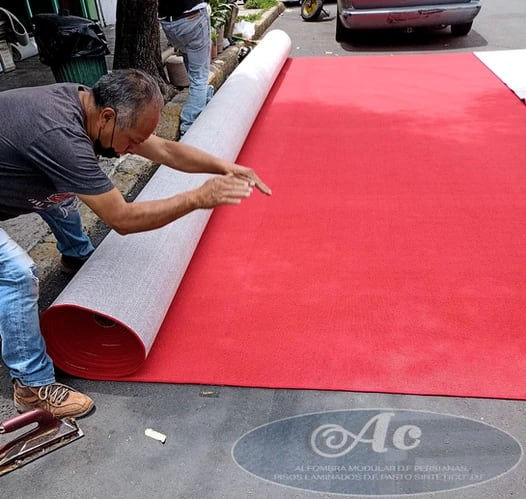 alfombra de  uso rudo traffic solid red cdmx, México