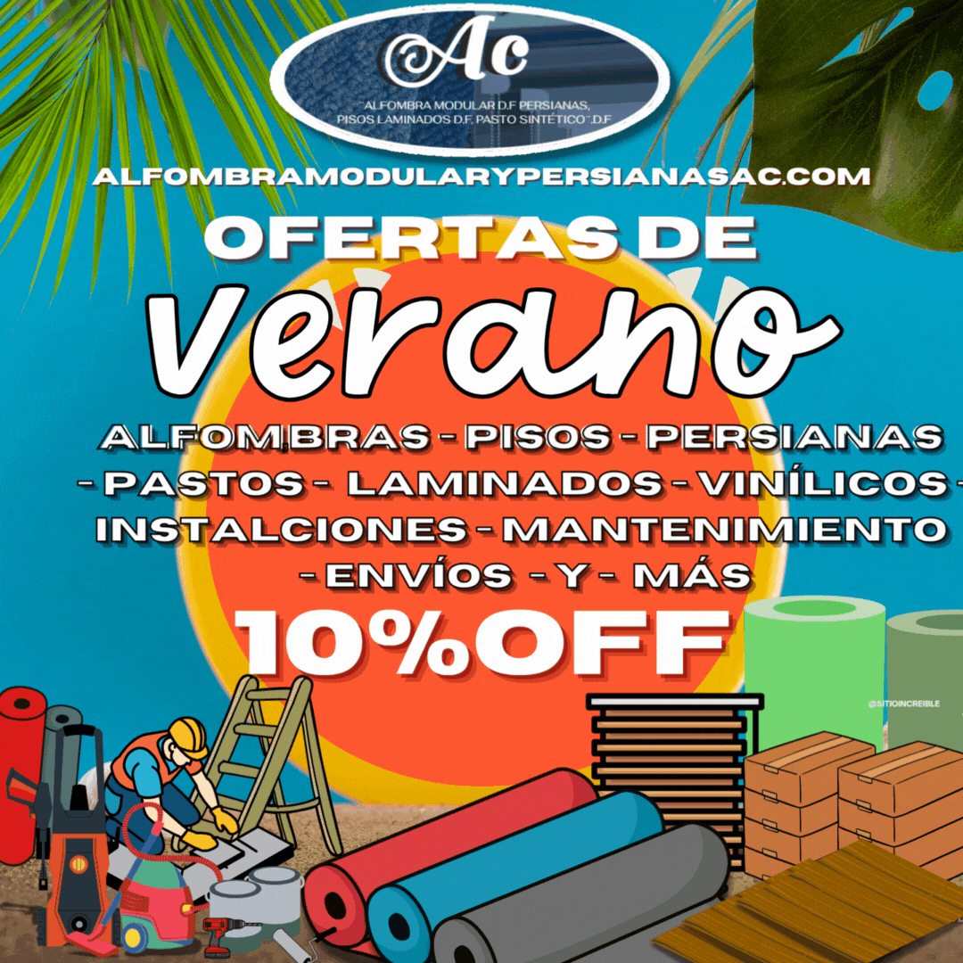 ofertas de verano en alfombra modular