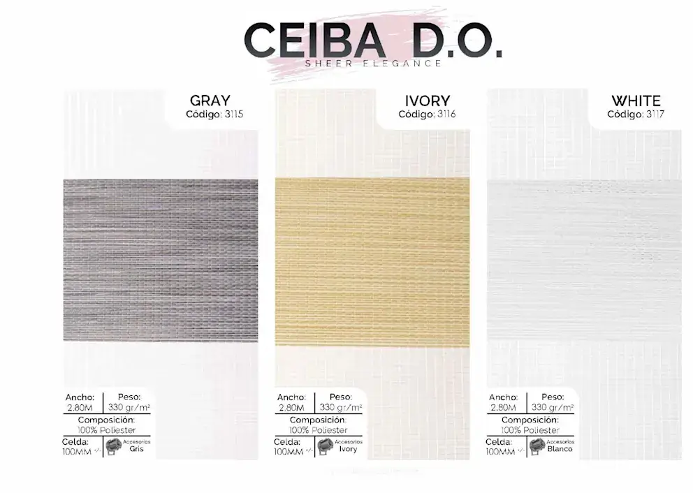 SHEER ELEGANCE ceiba.