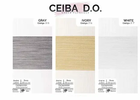 SHEER ELEGANCE ceiba.