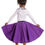 Thumbnail: Youth Purple Poodle Skirt with Scarf