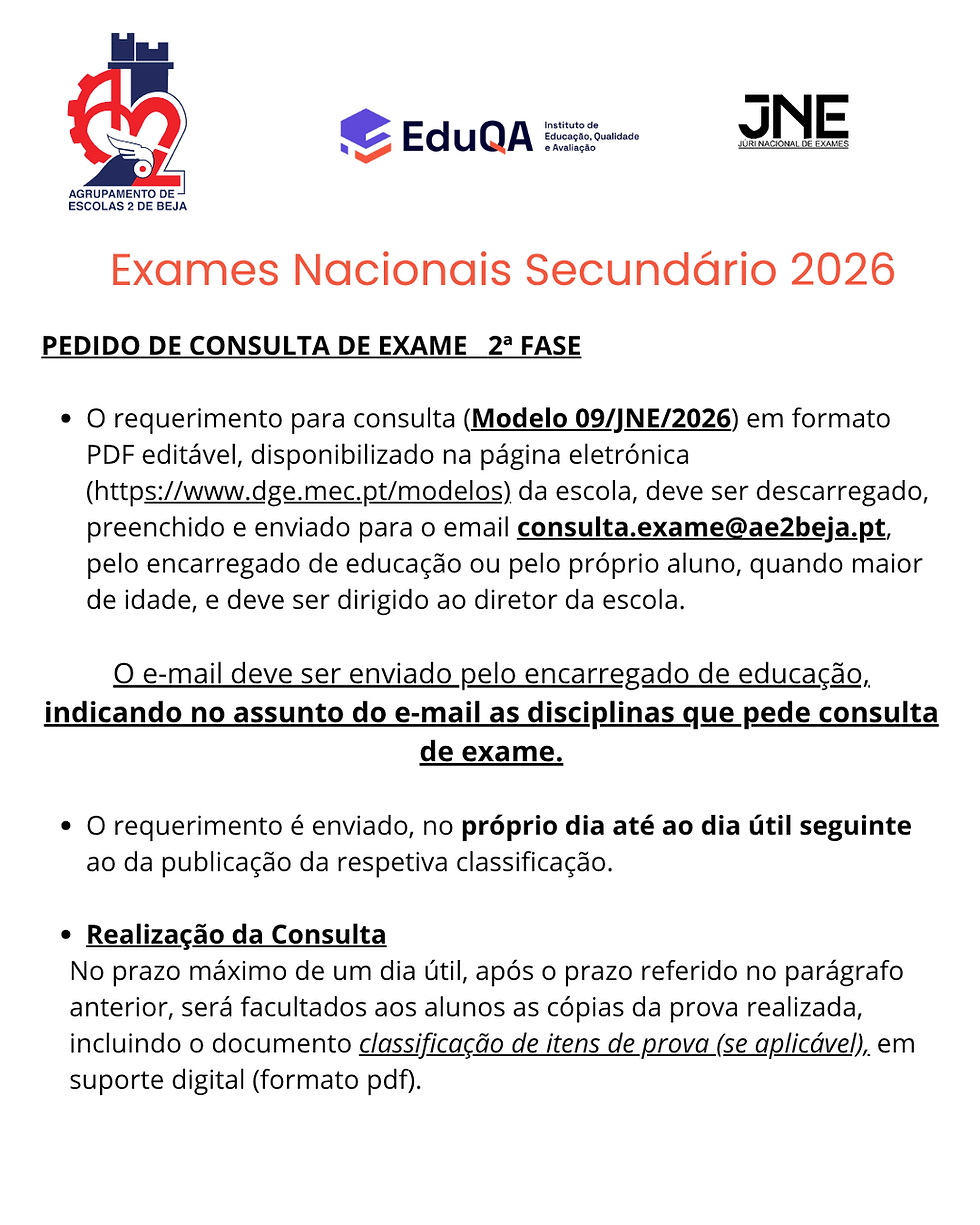 Exames 2ª Fase