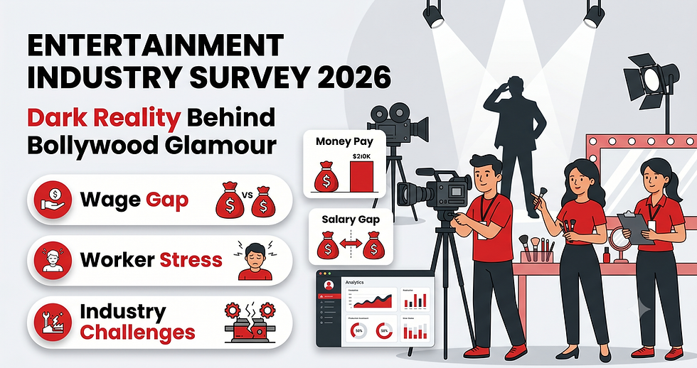 India Entertainment Industry Survey 2026: Dark Reality Behind Bollywood’s Billion-Dollar Glamour Exposed