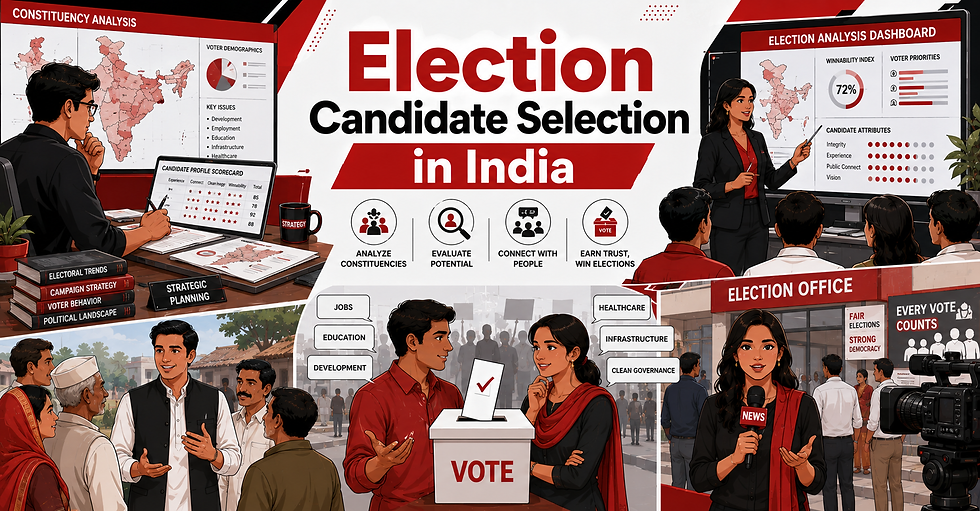 How Political Parties Choose Election Candidates in India: The Complete Guide to Ticket Distribution and Selection Process