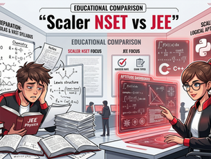 Is Scaler NSET Easier Than JEE? Complete Comparison Between Scaler NSET 2026 vs JEE Main for Students