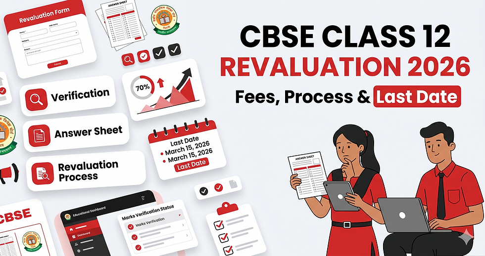 CBSE Class 12 Revaluation 2026: Direct Application Link, Fees, Process, Last Date & Important Guidelines