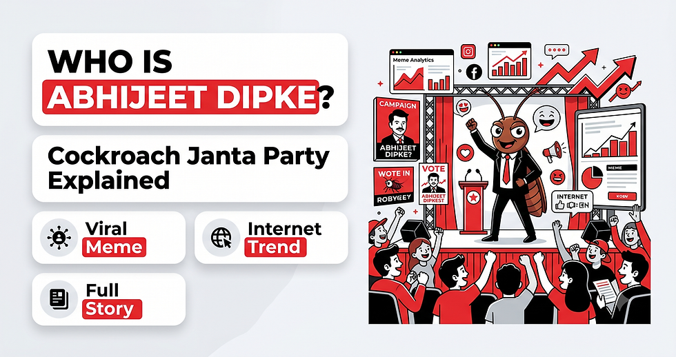 Who Is Abhijeet Dipke? Full Story Behind the Viral Cockroach Janta Party Movement Explained