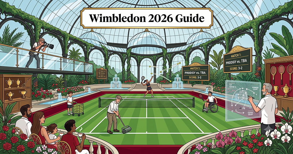 Wimbledon 2026 Guide: Grass-Court Tennis Strategy, Rising Stars & What Makes Champions Win