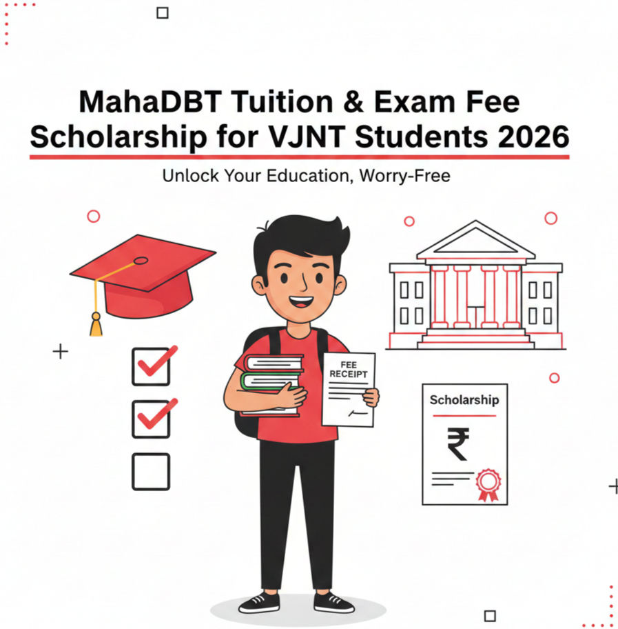 MahaDBT Tuition & Exam Fee Scholarship for VJNT Students 2026 