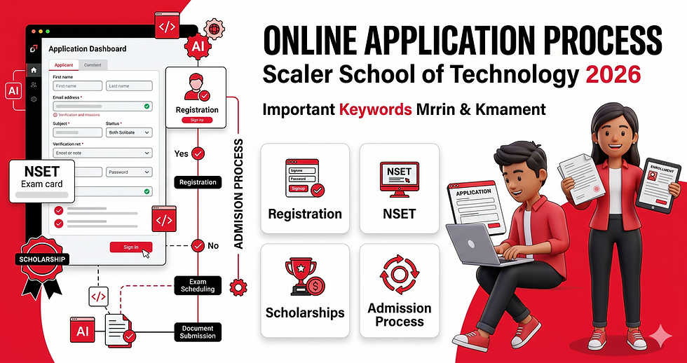 Scaler School of Technology Online Application Process 2026: Step-by-Step Registration Guide, Eligibility, Fees & NSET