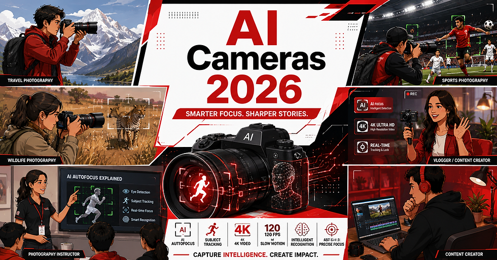 AI Cameras in 2026: How Smart Autofocus and 4K Video Are Changing Photography Forever